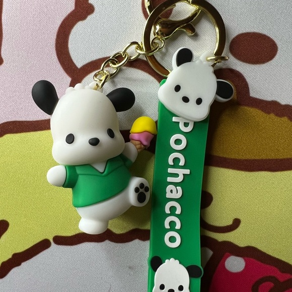 Green Pochacco keychain - Picture 1 of 4